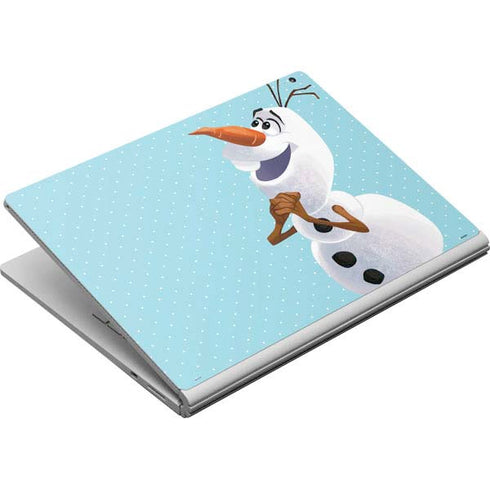 Disney Frozen Olaf Polka Dots Surface Book Skin